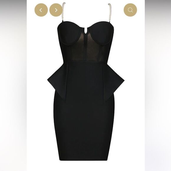 Fashion Nova Take Me With You Mini Dress Black - Picture 4 of 8